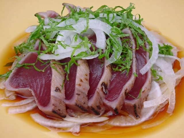 旬の味!カツオの叩き